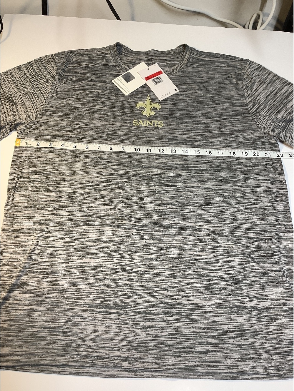 Nike NFL New Orleans Saints Dri-FIT T-Shirt Gray Heather Men's Large